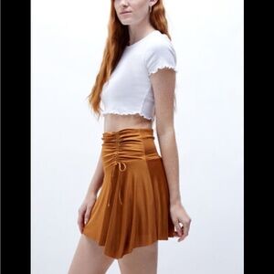 NWT Free People “Who’s That” Mini Skirt